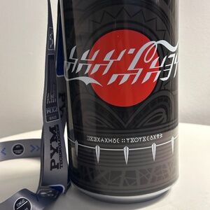 Disney Parks Black Panther Wakanda Forever Coke Sipper New!
